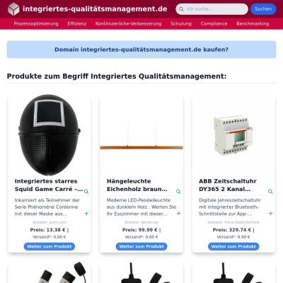 Screenshot integriertes-qualitätsmanagement.de