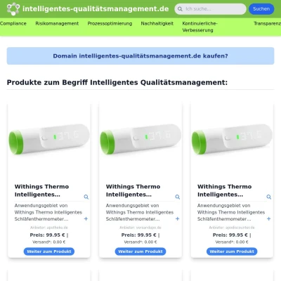 Screenshot intelligentes-qualitätsmanagement.de