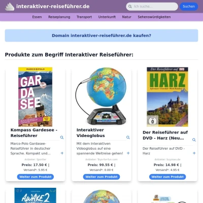 Screenshot interaktiver-reiseführer.de