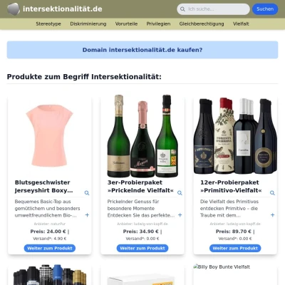 Screenshot intersektionalität.de