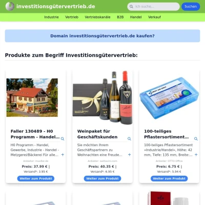 Screenshot investitionsgütervertrieb.de