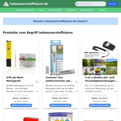 Screenshot iodwasserstoffsäure.de