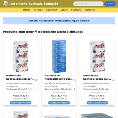 Screenshot isotonische-kochsalzlösung.de