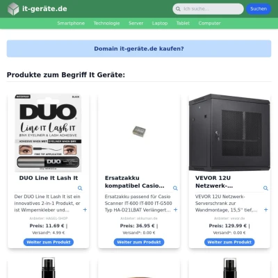 Screenshot it-geräte.de