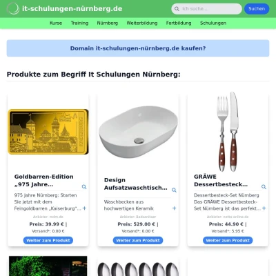 Screenshot it-schulungen-nürnberg.de