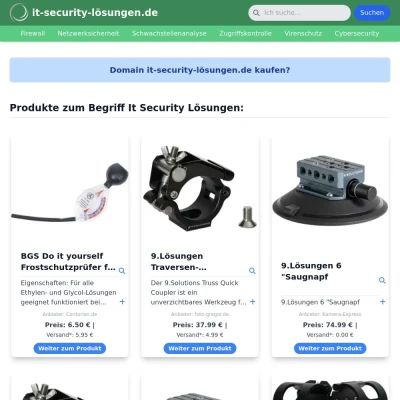 Screenshot it-security-lösungen.de