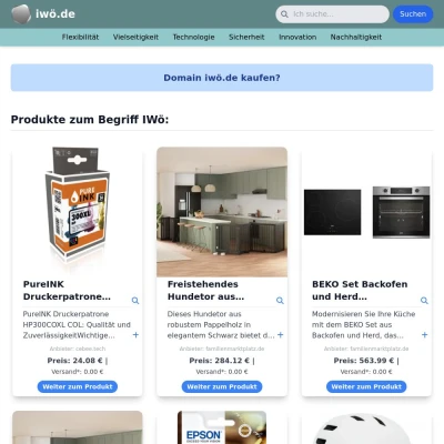 Screenshot iwö.de