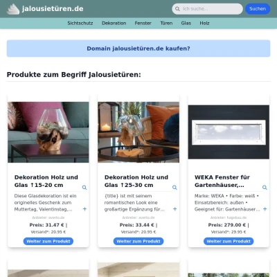Screenshot jalousietüren.de