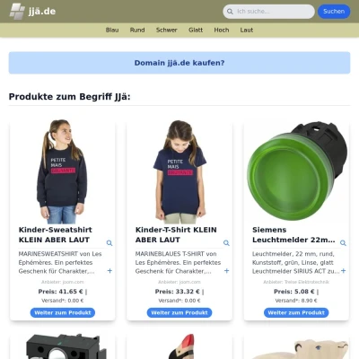 Screenshot jjä.de