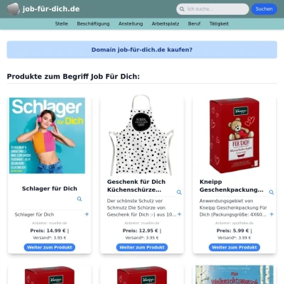 Screenshot job-für-dich.de