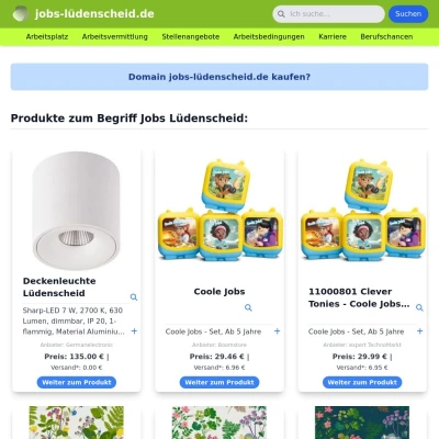 Screenshot jobs-lüdenscheid.de