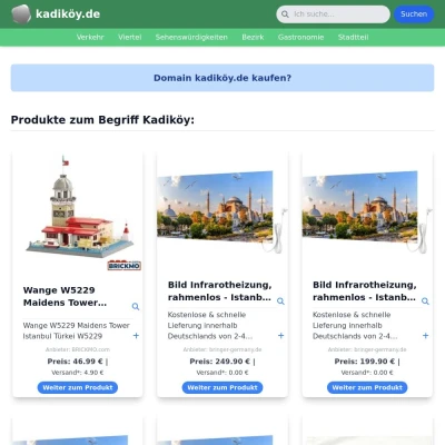 Screenshot kadiköy.de