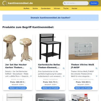 Screenshot kantinenmöbel.de