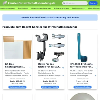 Screenshot kanzlei-für-wirtschaftsberatung.de