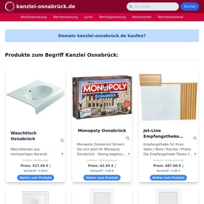 Screenshot kanzlei-osnabrück.de