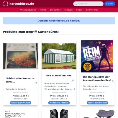 Screenshot kartenbüros.de