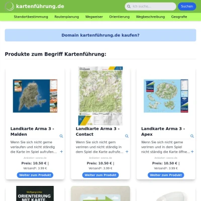 Screenshot kartenführung.de