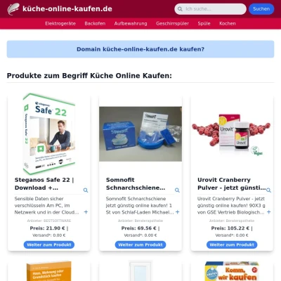 Screenshot küche-online-kaufen.de