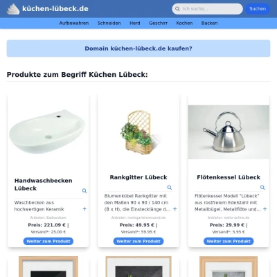Screenshot küchen-lübeck.de