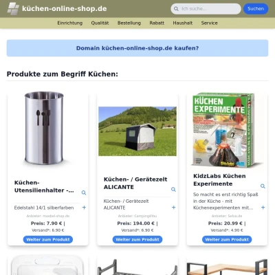 Screenshot küchen-online-shop.de