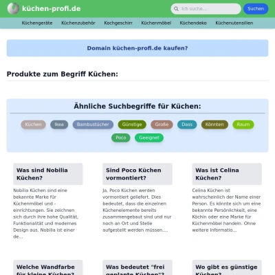 Screenshot küchen-profi.de