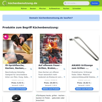 Screenshot küchenbenutzung.de