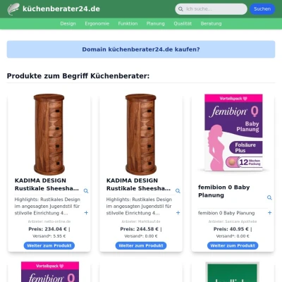 Screenshot küchenberater24.de