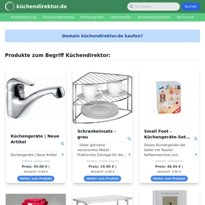 Screenshot küchendirektor.de