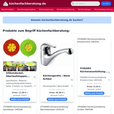 Screenshot küchenfachberatung.de