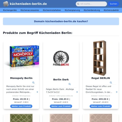 Screenshot küchenladen-berlin.de