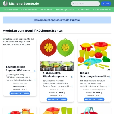 Screenshot küchenpräsente.de