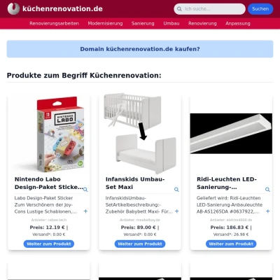 Screenshot küchenrenovation.de