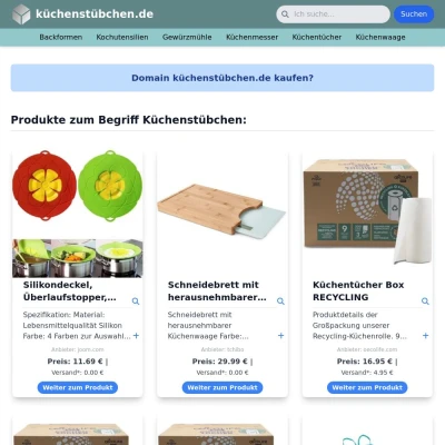 Screenshot küchenstübchen.de