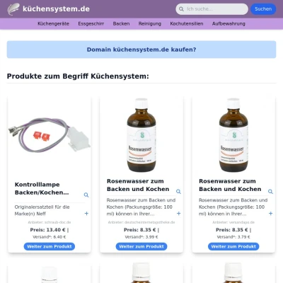 Screenshot küchensystem.de