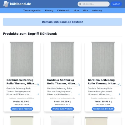 Screenshot kühlband.de