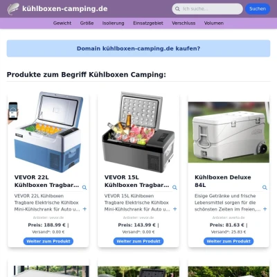 Screenshot kühlboxen-camping.de