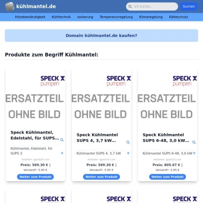Screenshot kühlmantel.de