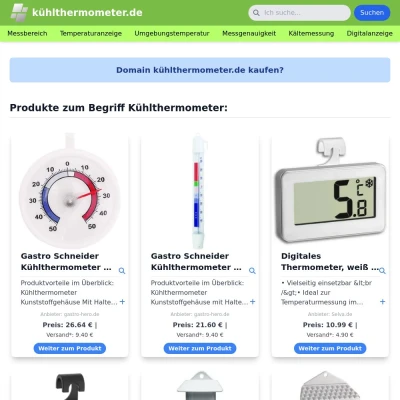 Screenshot kühlthermometer.de