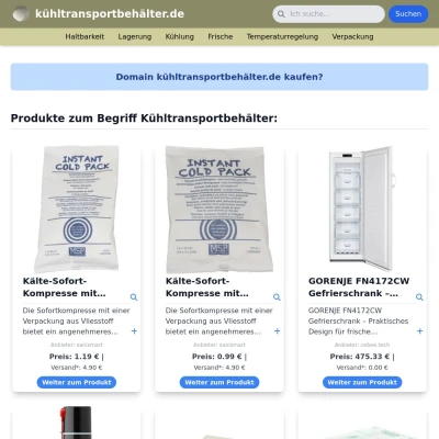 Screenshot kühltransportbehälter.de