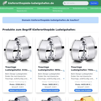 Screenshot kieferorthopäde-ludwigshafen.de