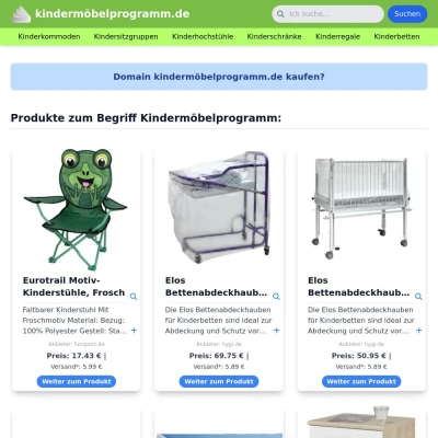 Screenshot kindermöbelprogramm.de