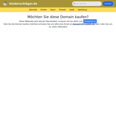 Screenshot kinderschläger.de