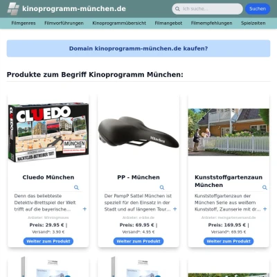 Screenshot kinoprogramm-münchen.de