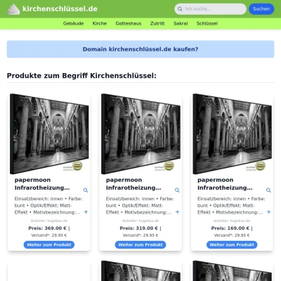 Screenshot kirchenschlüssel.de