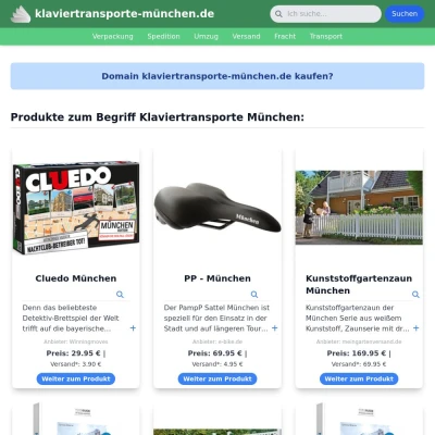 Screenshot klaviertransporte-münchen.de