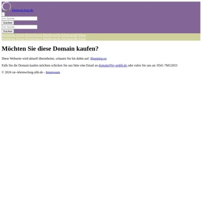 Screenshot kleinwüchsig.de