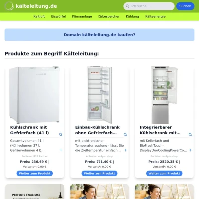 Screenshot kälteleitung.de