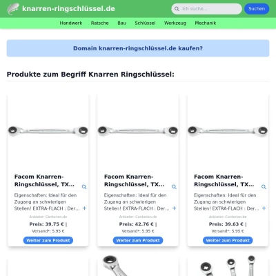 Screenshot knarren-ringschlüssel.de