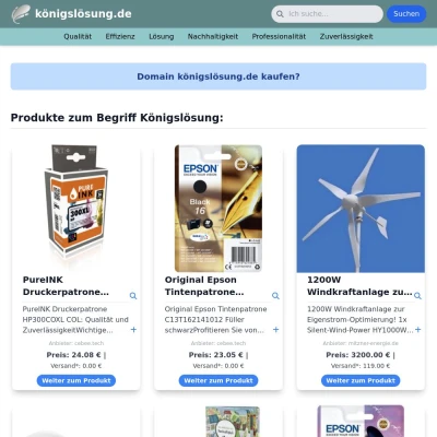 Screenshot königslösung.de