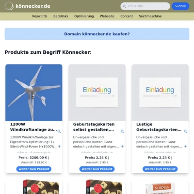 Screenshot könnecker.de
